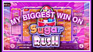MY BIGGEST WIN ON SUGAR RUSH!