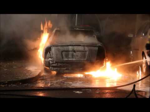 Invalide auto brand uit in Utrecht