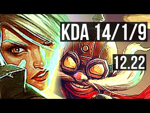 RIVEN vs CORKI (MID) | 14/1/9, 66% winrate, Legendary | EUW Master | 12.22