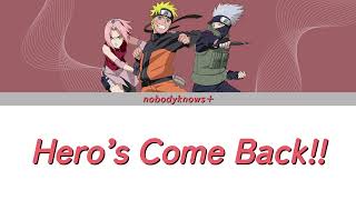 Download lagu Naruto Shippuden - Opening 1 | Hero’s Come Back!! | Lyrics (Jap/Eng/Rom) mp3