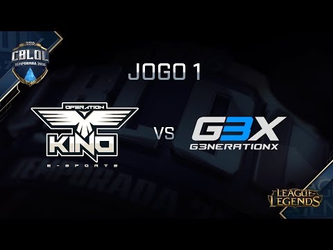 Kino x g3x (S2 - Jogo 1) CBLoL 2016 - 1ª Etapa