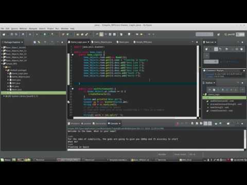 Java Tutorial Build A Basic Rpg Look Command Part 3