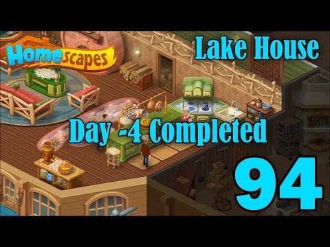 Homescapes Story Walkthrough Gameplay - New Lake House - Day 4 Completed - Part 94