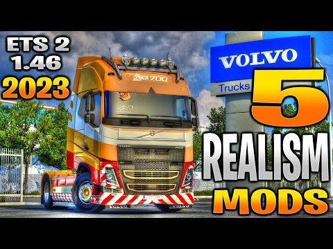 TOP 5 BEST 2023 REALISTIC MODS for ETS2 1.46 | ETS2 mods