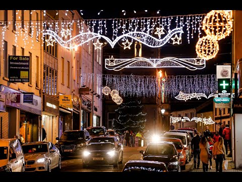 Enniskillen, an island town  at Christmas 2021