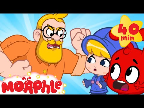 Oh no! Morphle makes daddy angry! (But they make up in the end) Morphle cartoons for kids