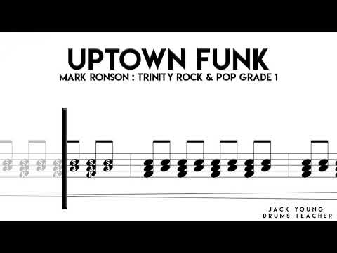 Uptown Funk   Trinity Rock & Pop Drums Grade 1 (OLD)