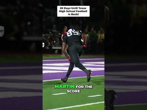 Posting 1 play every day until Texas High School Football is back! 20 Days left!