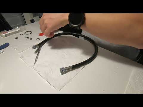 How to service your BCD hose #divingbuddycom