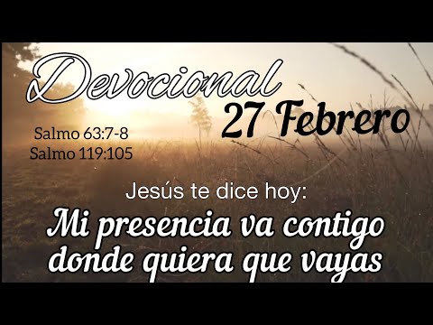 Devocional de  hoy 27 Febrero |  Devocionales cristianos cortos | Devocionales diarios