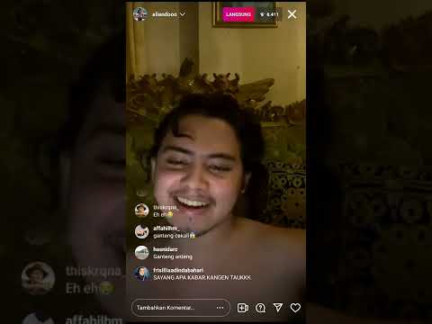 Aliando Syarief || Live IG Terbaru Nyanyi buat...
