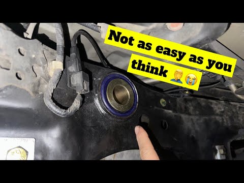 How to install Z1 polyurethane differential mounts and bushing on G37/G35 350z/370z (COMPLETE GUIDE)