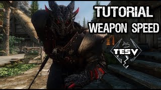 Skyrim tutorial: How to increase weapon speed