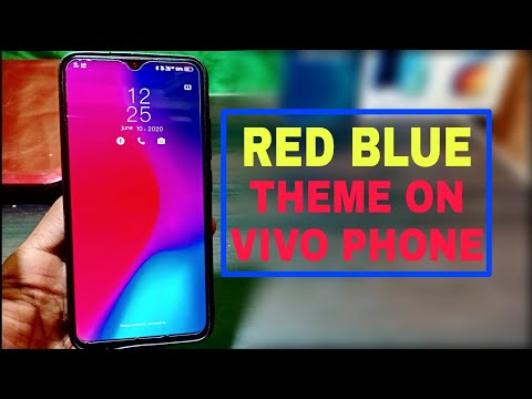 Red blue style new theme apply on all vivo mobile