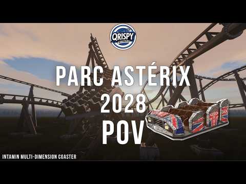 Parc Astérix’s 2028 Multi-Dimensional Coaster REVEALED! (Drone + POV Footage)