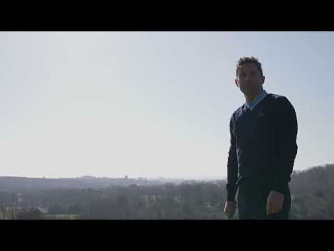 Calvin Klein Mens Durable V-Neck Tour Golf Sweater