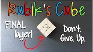 Download the video "Almost There! Finish Solving Your Rubik’s Cube – Final Layer Step by Step Tutorial | Part 3 of 3"