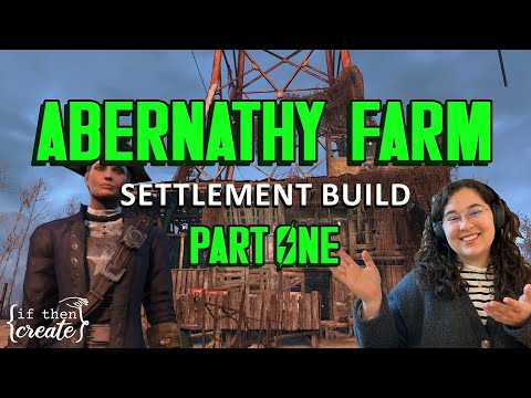 Abernathy Farm - PART ONE - a cozy fallout 4 settlement build! (no mods)