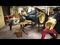 Brown Wax Cylinder Phonograph Record Recording Session
