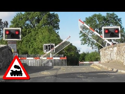Railway Crossing - Blakestown, Kildare - IE 29000 + 22000 Class Trains