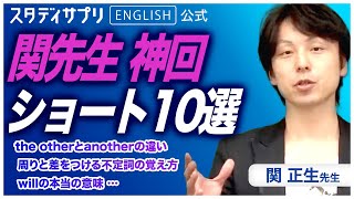 【関正生先生 神授業まとめ】the otherとanother / so as to とso ~ as toの違いは？わかりやすい講義動画集【スタサプENGLISH 切り抜き】