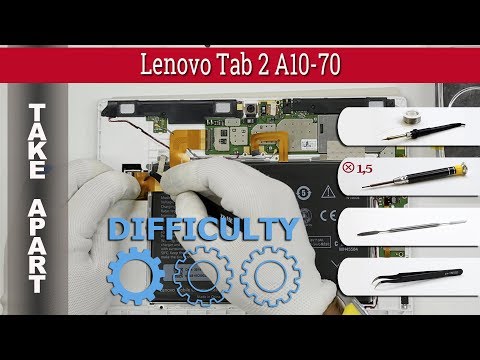 Wie kann man 📱 Lenovo Tab 2 A10-70 zerlegen