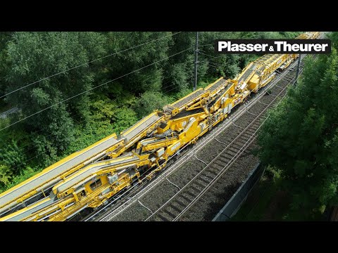 170 meters of machine: The RUS 1000 S – Plasser & Theurer | aktuellTV (EN)
