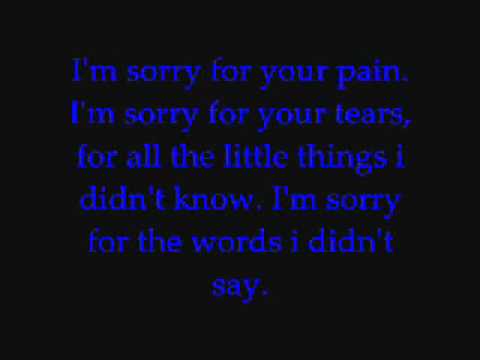 Tommy Reeve - I'm sorry (Lyrics)