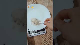 como medir 100 gramas de arroz