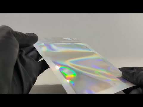 Holographic Zip Lock Flat 