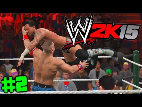 WWE 2K15 SHOWCASE : Let's play #2 [FACECAM] - John Cena vs. CM Punk !! HD