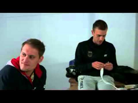 Wenn Marc und Marcel nicht gerade Badminton spielen