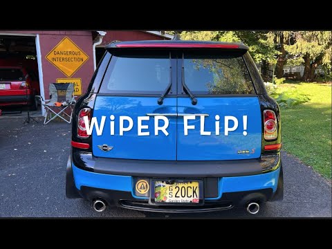 How to do the "wiper reverse" mod on an R55 Clubman Mini Cooper