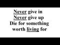 Never give in. Never give up. - Inspirational speach ...