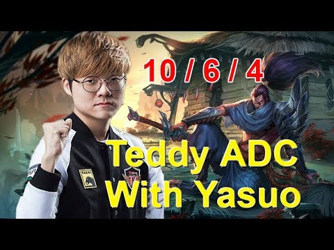 [ SKT T1 Teddy ] Yasuo vs Ezreal ADC Patch8.24 KR Ranker - KDA 10 / 6 / 4.