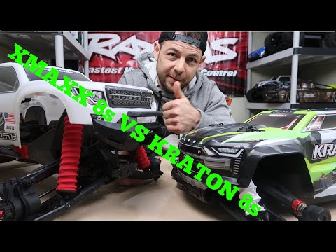 TRAXXAS XMAXX 8s VS. ARRMA KRATON 8s Which one is better?  Or what?