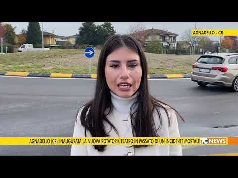 Agnadello (CR): The new roundabout, which was the scene of a fatal accident, has been inaugurated.