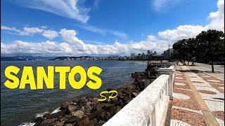 SANTOS / SP - Bairro PONTA DA PRAIA , caminhando por novos trechos do bairro - 04/03/2026 .