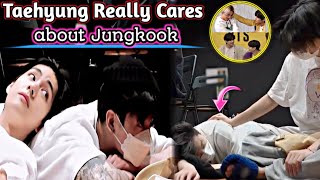 Taehyung Really Cares about Jungkook