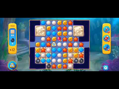 Fishdom Easy Level 11512 (with ingame lightning booster) @choraelmin