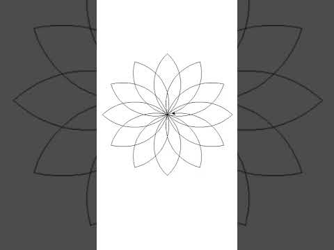 Draw A Beautiful Flower In Python By Using Turtle Library Coding Python Turtle