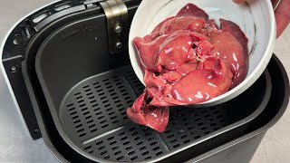 Stop Cooking Liver the Old Way! Delicious Air Fryer Dinner that Will Melt in Your Mouth!