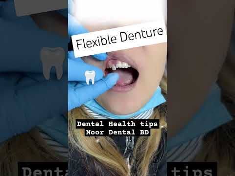 Flexible Denture tooth @DentalHealthTips