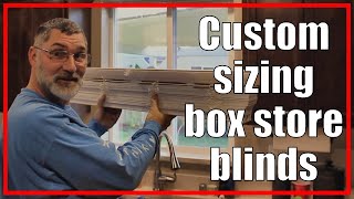 Customizing Home Depot blinds to fit YOUR windows! | Home Essentials 2 Horizontal Blinds | 2021/41