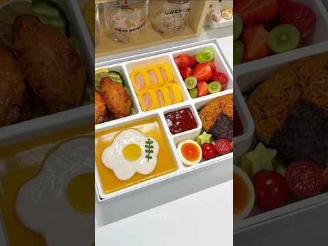 Cute Bento Lunchbox For Best Friend #shorts #lunch #bento #asmr