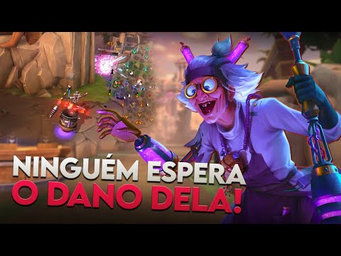 BABA YAGA MID, NINGUÉM ESPERA O DANO DELA! - ⚡ Smite BR Master Ranked Conquista