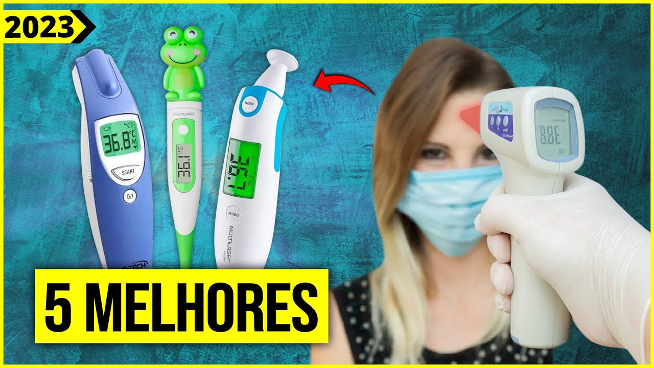 Os 5 Melhores Termômetro Digital De 2023! // Tem Termometro infravermelho, Testa e Outros