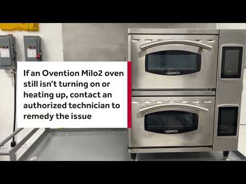 Ovention MiLo Oven Troubleshooting