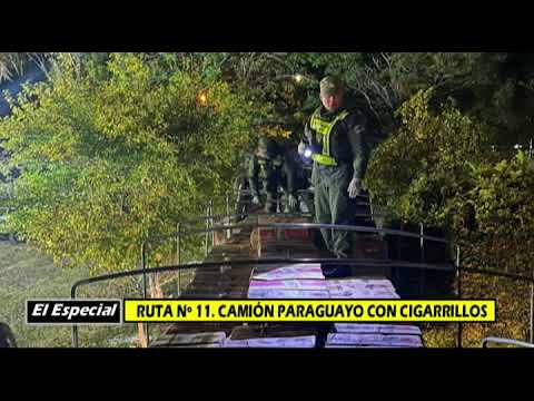 CHACO CONTRABANDO DE CIGARRILLOS EN RUTA NACIONAL Nº 11.