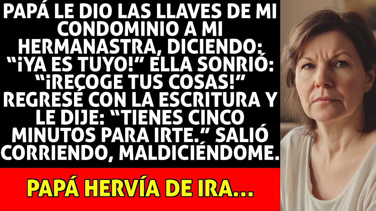 Papá Dejó Que Mi Hermanastra Se Quedara en Mi Condominio, Diciendo “es Tuyo”; Mostré Mi Título Y...